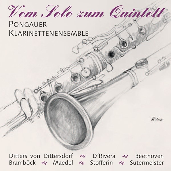 Bild von CD-848, '"Vom Solo zum Quintett" mit dem Pongauer Klarinetten-Ensemble